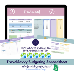 TravelSavvy Budget Spreadsheet System