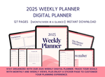 Load image into Gallery viewer, 2025 Weekly Digital Planner - Pink &amp; Cream
