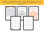 Load image into Gallery viewer, Kids Thanksgiving Activities Printable Pack
