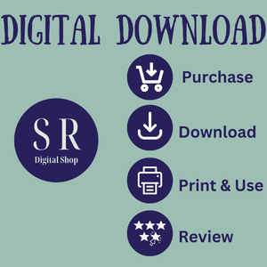 Kitchen Cheat Sheets - Digital & Printable