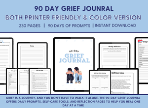 90-Day Grief Journal Printable