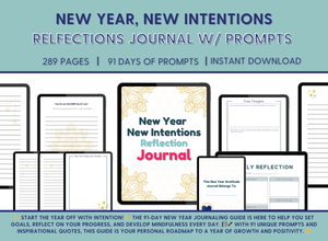 New Year, New Intentions Reflections Journal