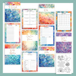 Load image into Gallery viewer, Blissful Balance Digital Planner - Colorful Mosaic
