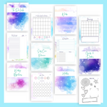 Load image into Gallery viewer, Blissful Balance Digital Planner - Starry Night
