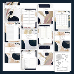 Load image into Gallery viewer, Blissful Balance Digital Planner - Abstract Modern Marble
