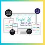 Load image into Gallery viewer, Bright Life: Habit Tracker &amp; Positivity Planner
