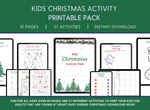 Load image into Gallery viewer, Kids Christmas Activities Printable Pack
