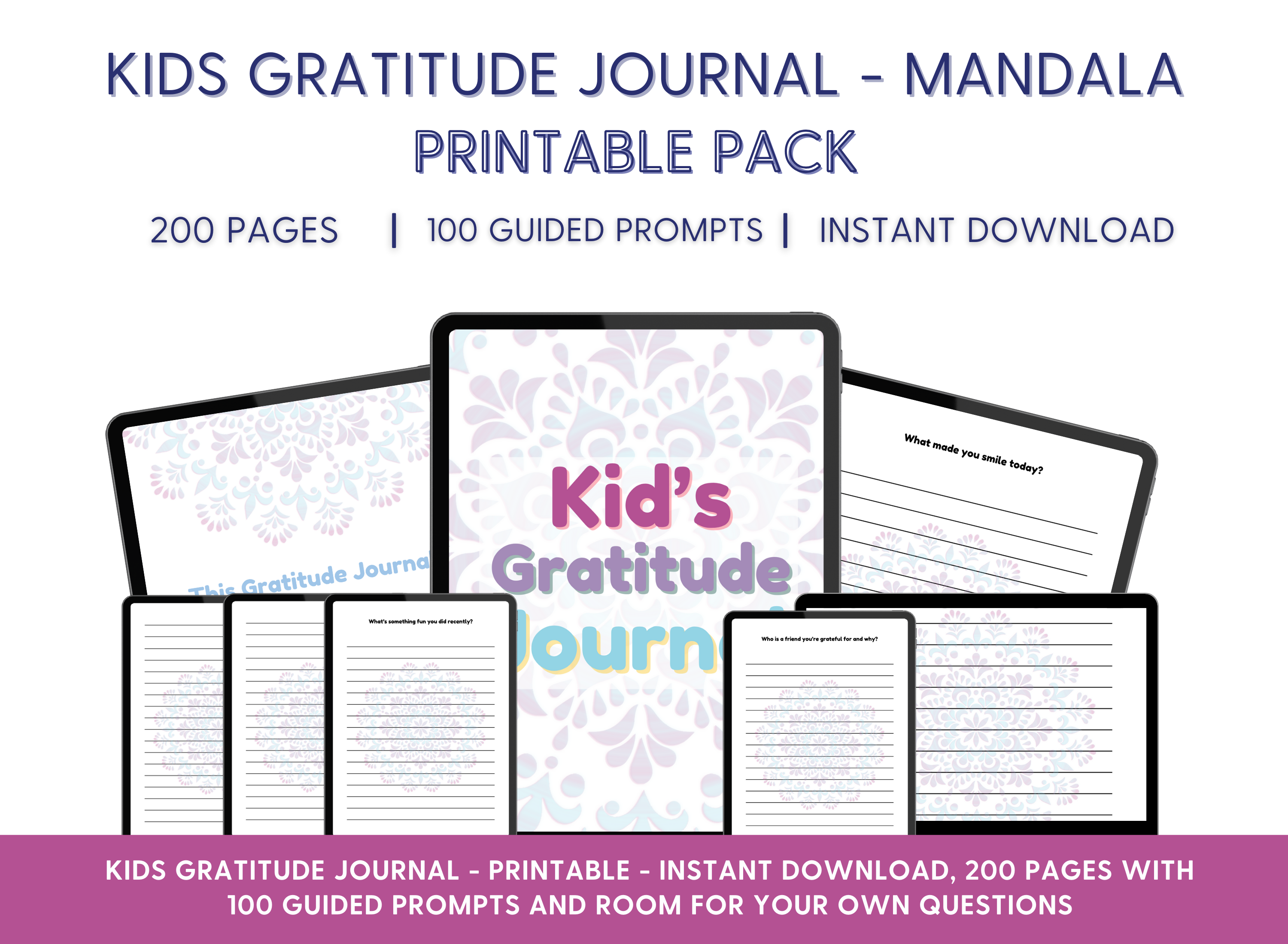 Kids Gratitude Journal Printable