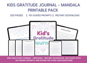 Kids Gratitude Journal Printable