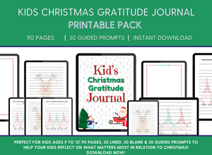 Kids Christmas Gratitude Journal Printable