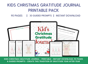 Kids Christmas Gratitude Journal Printable