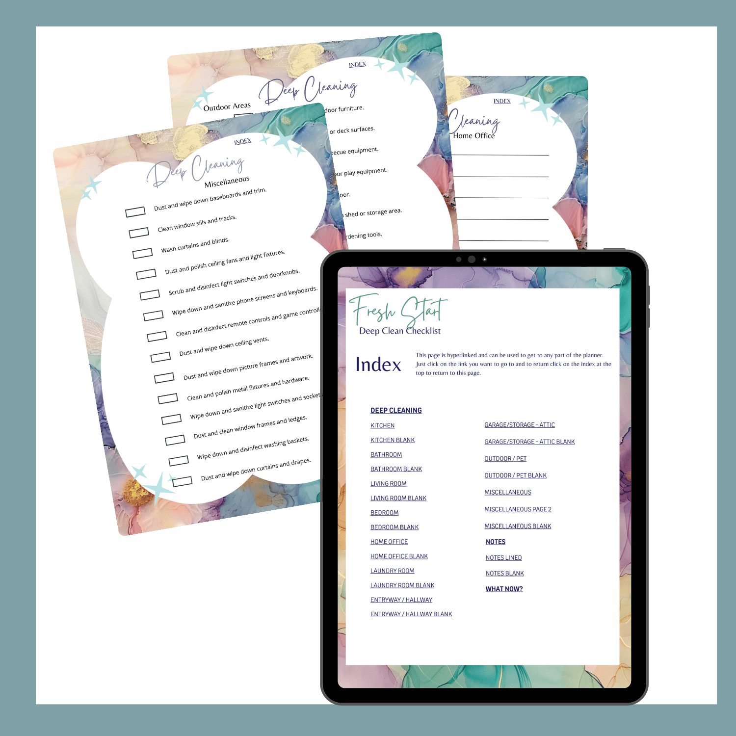 Index of Printable on Tablet