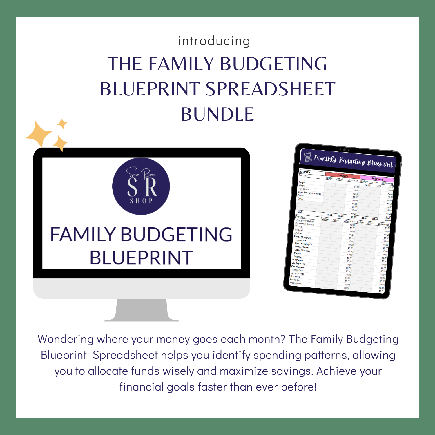 Family Budgeting Blueprint Bundle