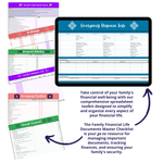 Load image into Gallery viewer, Family Financial Life Documents Master Checklist Spreadsheet
