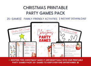 Christmas Printable Party Games Pack