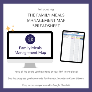 Family Meals Management Map Spreadsheet