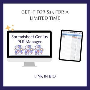 Spreadsheet Genius PLR Manager