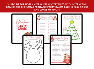 Christmas Printable Party Games Pack