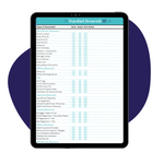 Load image into Gallery viewer, Family Financial Life Documents Master Checklist Spreadsheet
