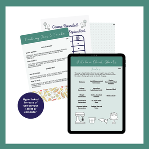 Kitchen Cheat Sheets - Digital & Printable