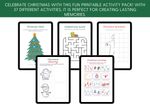 Load image into Gallery viewer, Kids Christmas Activities Printable Pack
