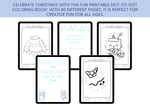 Load image into Gallery viewer, Kids Christmas Dot-to-dot Coloring Book Printable Pack
