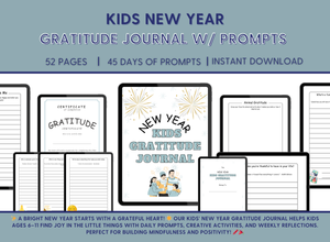 Kids New Year Gratitude Journal