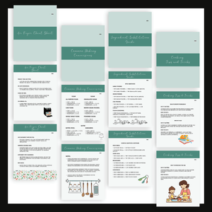 Kitchen Cheat Sheets - Digital & Printable