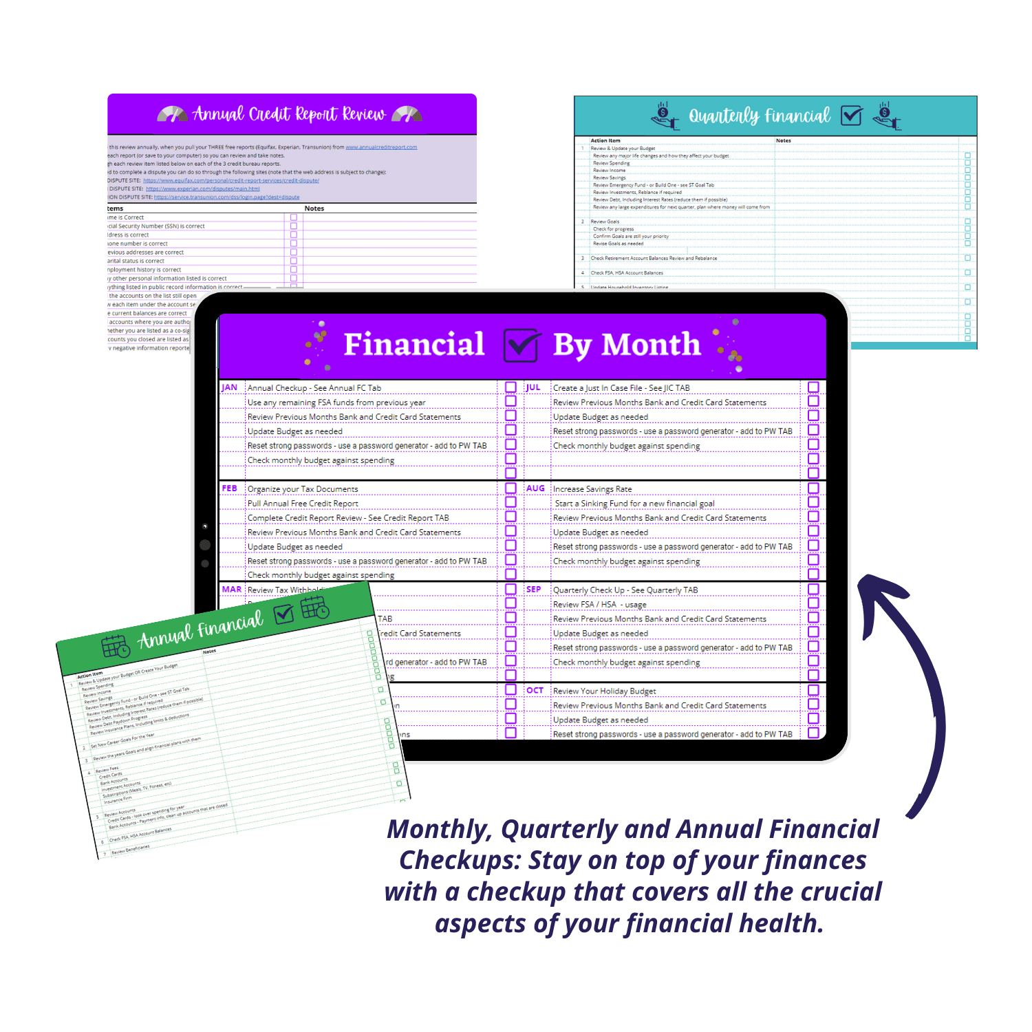 Family Financial Life Documents Master Checklist Spreadsheet