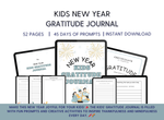 Load image into Gallery viewer, Kids New Year Gratitude Journal
