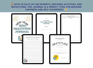 Kids New Year Gratitude Journal