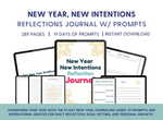 Load image into Gallery viewer, New Year, New Intentions Reflections Journal
