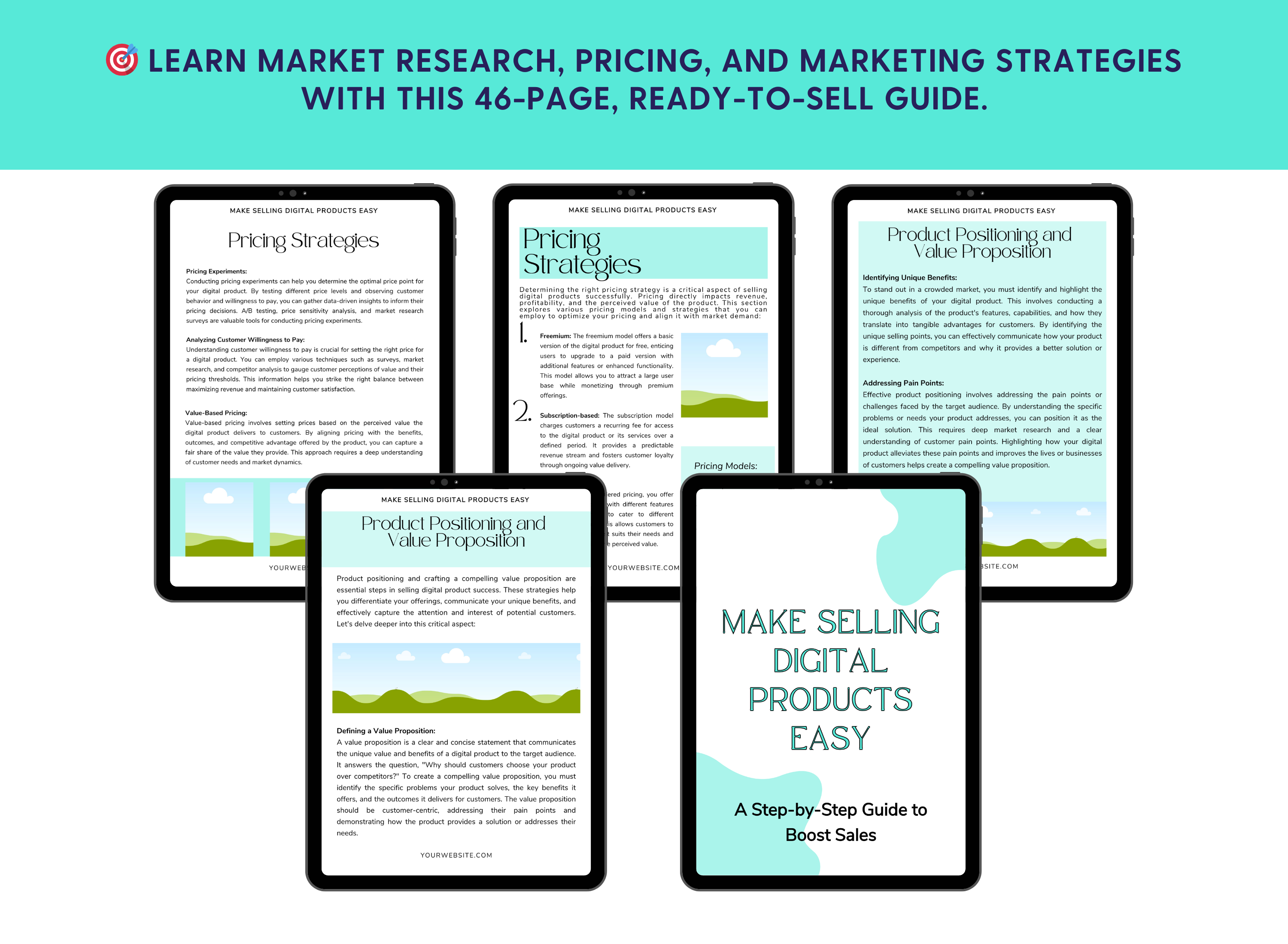 Make Selling Digital Products Easy e-Book - PLR