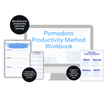 Load image into Gallery viewer, Pomodoro Productivity Method Workbook
