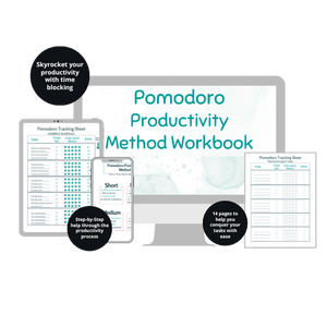 Pomodoro Productivity Method Workbook