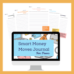 Load image into Gallery viewer, Smart Money Moves Journal For Teens - 30 Days of Affirmations and Reflections
