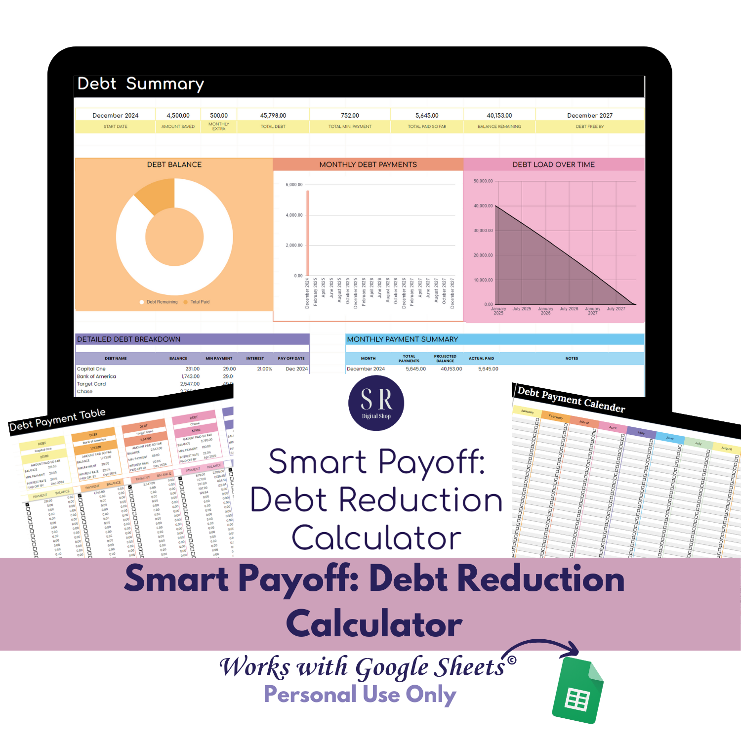 Smart Payoff: Debt Payoff Calculator Spreadsheet