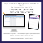 Load image into Gallery viewer, Spreadsheet Genius PLR Manager
