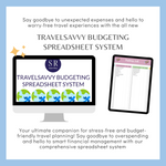 Load image into Gallery viewer, TravelSavvy Budget Spreadsheet System
