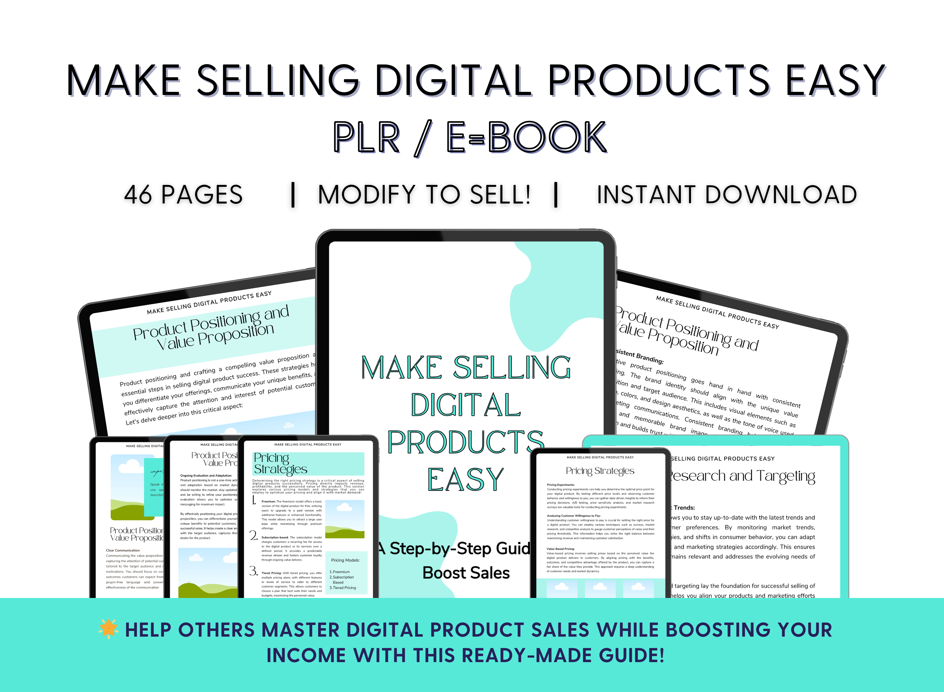 Make Selling Digital Products Easy e-Book - PLR