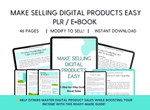 Load image into Gallery viewer, Make Selling Digital Products Easy e-Book - PLR
