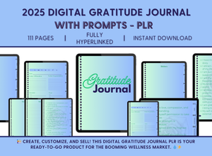 2025 Digital Gratitude Journal - PLR