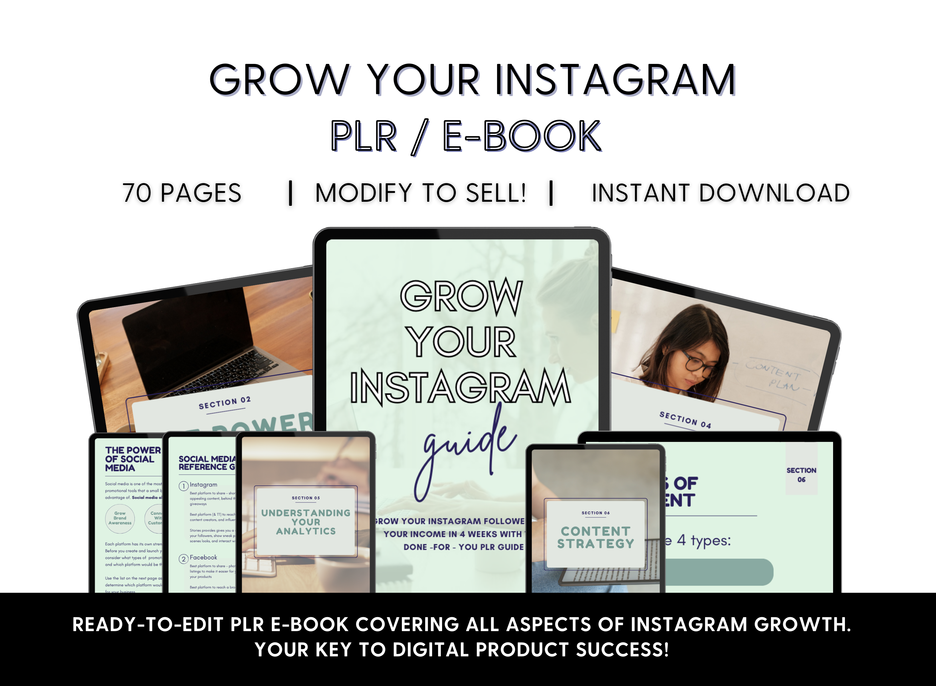 Grow Your Instagram e-Book / Guide - PLR