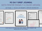 Load and play video in Gallery viewer, 90-Day Grief Journal Printable
