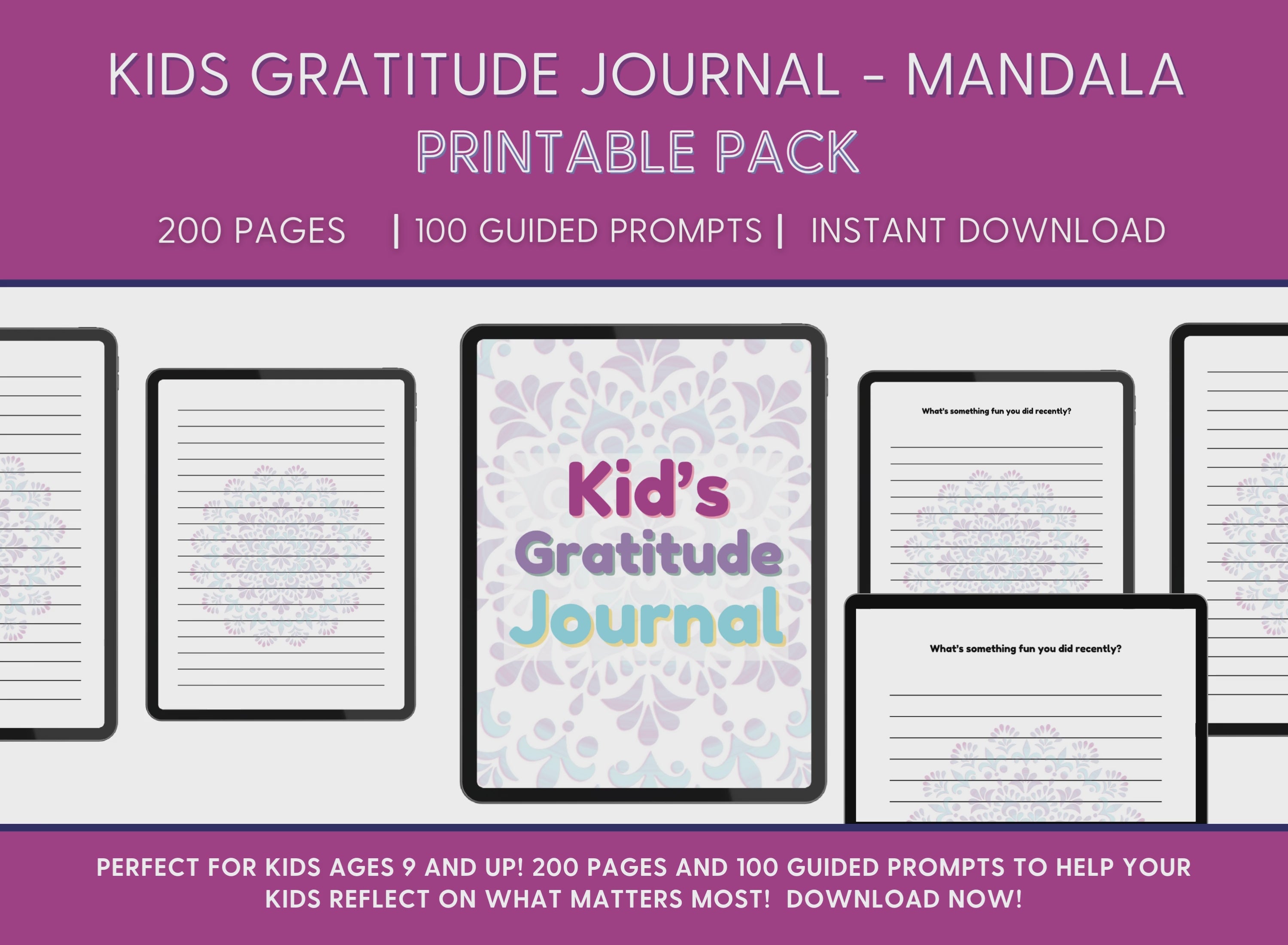 Kids Gratitude Journal Printable