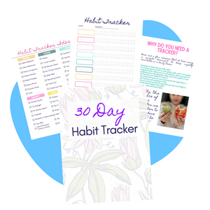 Bright 30 Day Habit Tracker