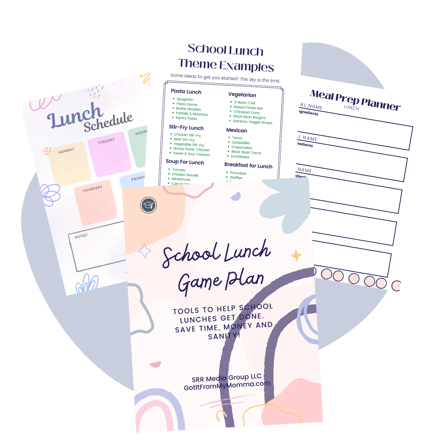 School Lunch Game Plan - Lunch Management Planner