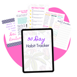 Load image into Gallery viewer, Bright 30 Day Habit Tracker
