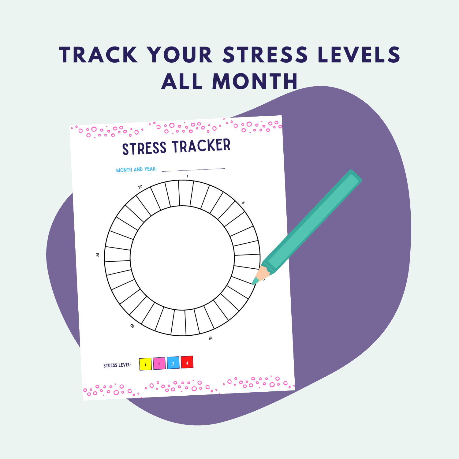 Bright 30 Day Stress Tracker